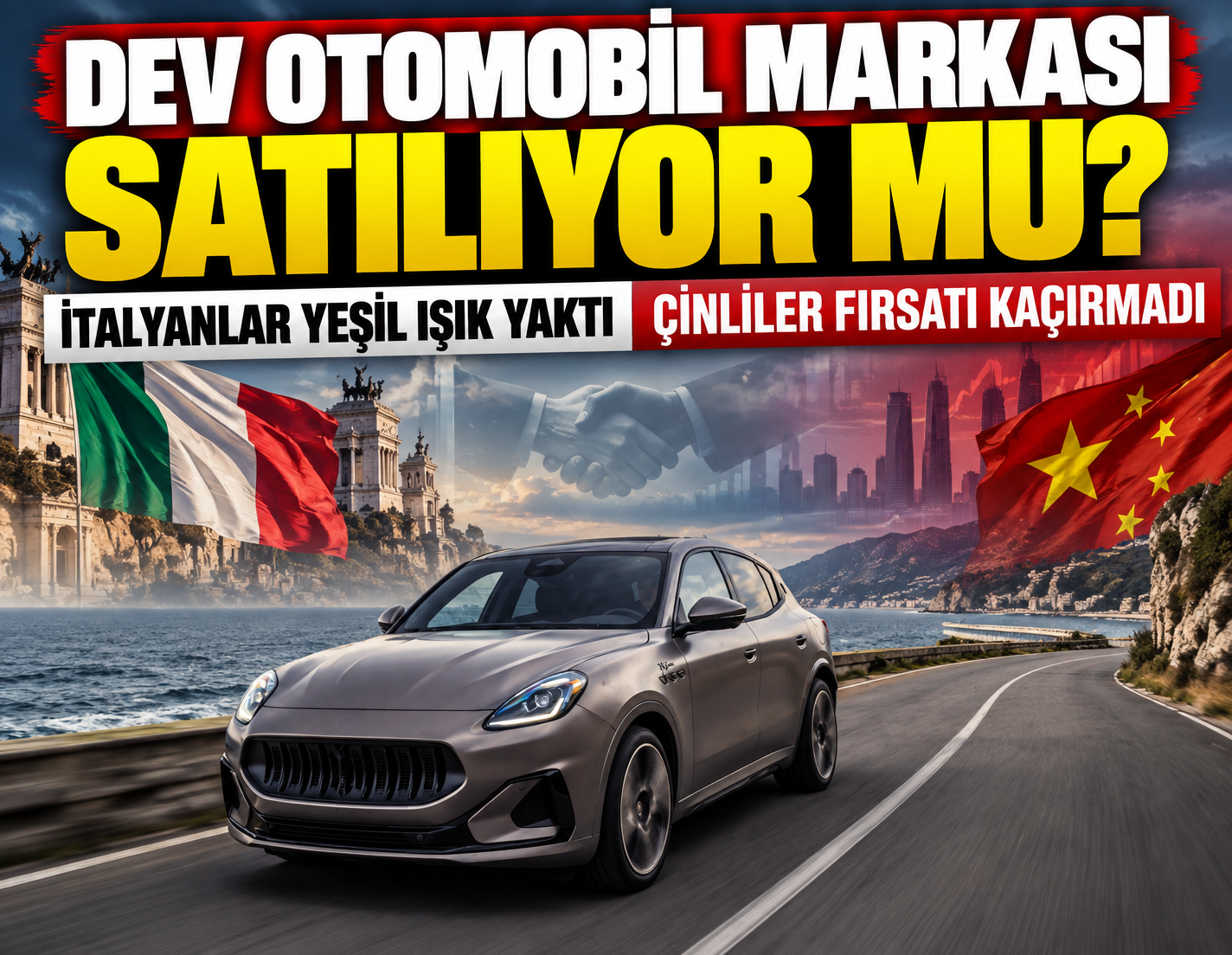 İtalyanların lüks otomobil markası yeşil ışık yaktı Çinliler fırsatı kaçırmadı: Masada dev pazarlık