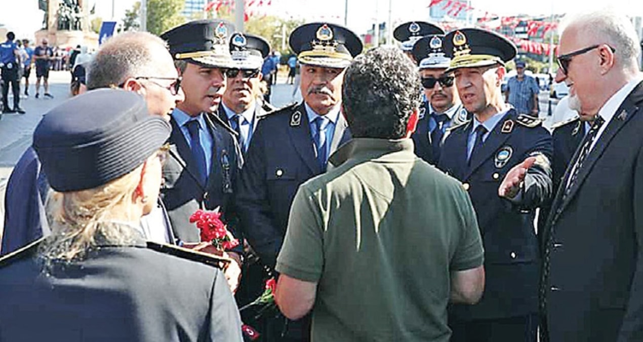 Zabıtanın 200’üncü yaş günü karanfiline polisten yasak!