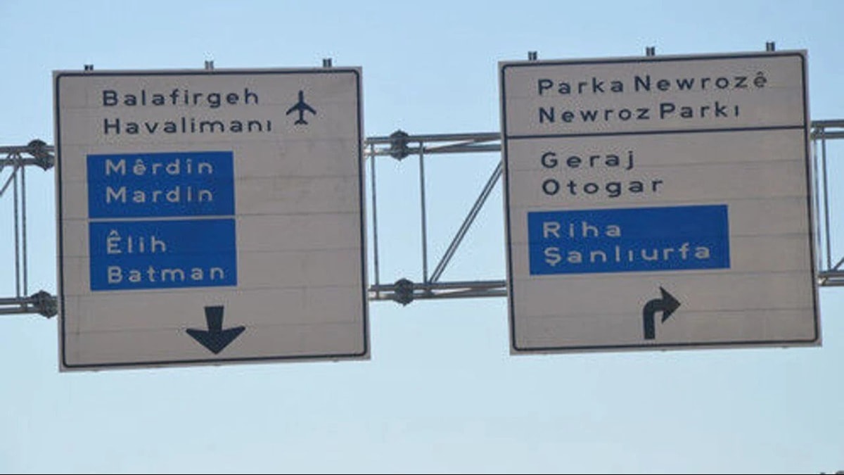 Açılımın somut sonuçları Kürtçe tabelalar