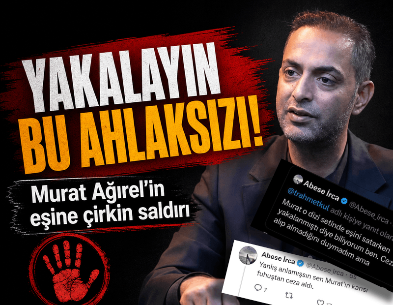 Murat Ağırel'in eşine çirkin saldırı! Yakalayın bu ahlaksızı!