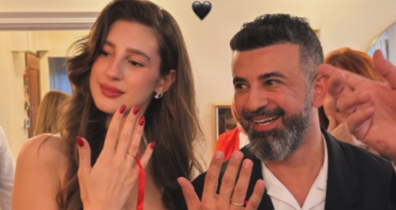 Evlilik yolunda ilk adım: Oyuncu Itır Esen ve menajer Engin Aykanat nişanlandı