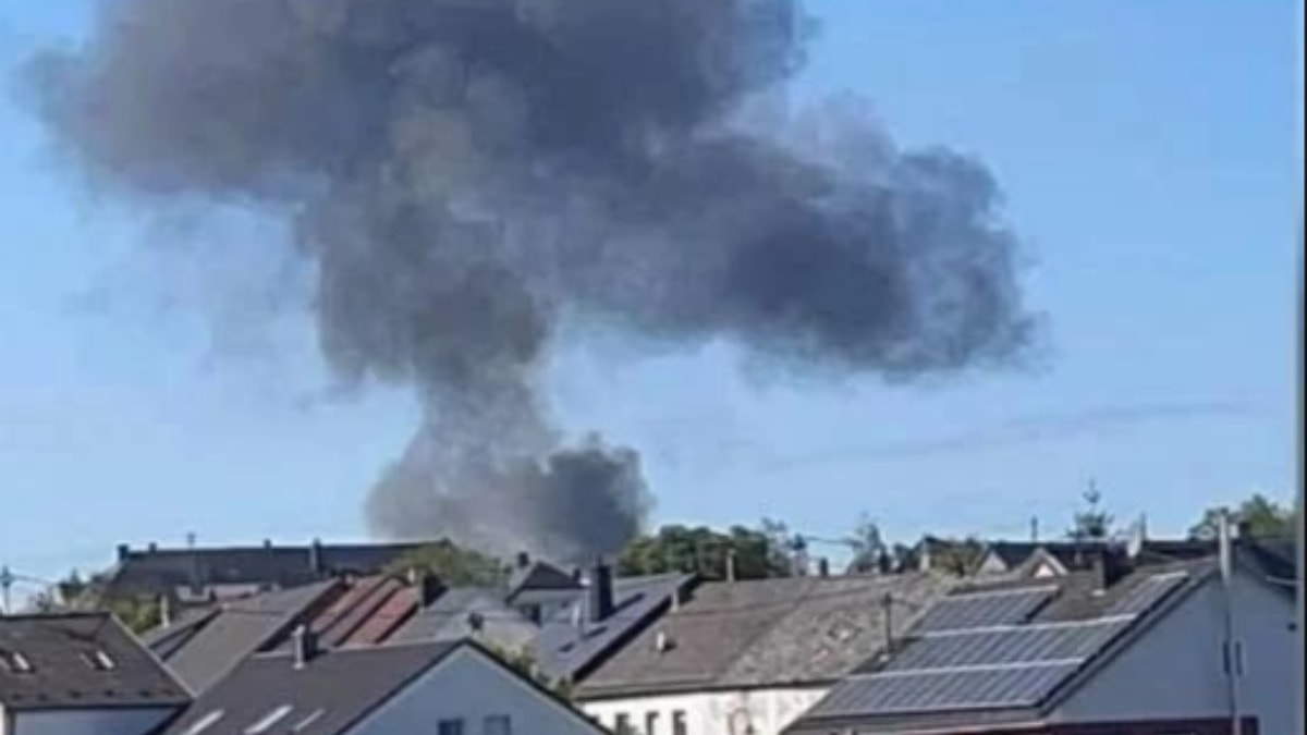 Almanya'da F-16 düştü: Pilotun durumu belli oldu