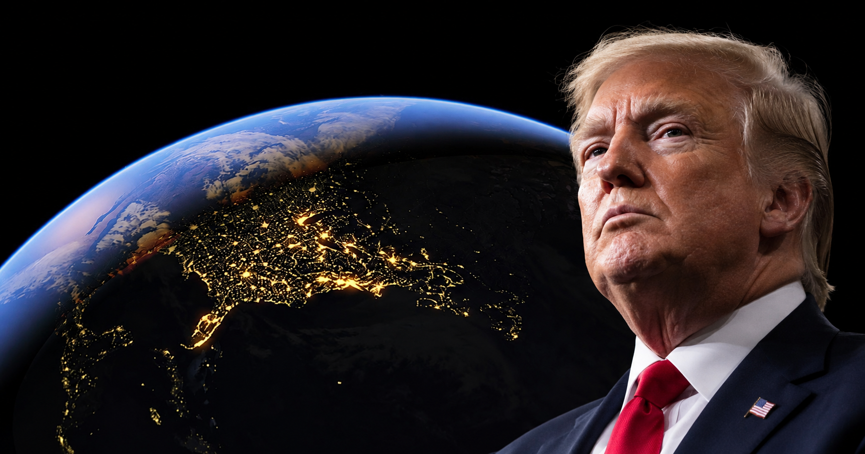 Trump'ın yeni haritası 4 ülkeyi karıştırdı: Sınırları sildi attı