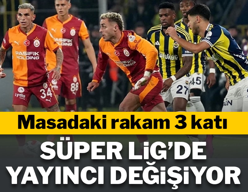 Gündemi sarsan flaş iddia: Süper Lig'de yayıncı değişiyor