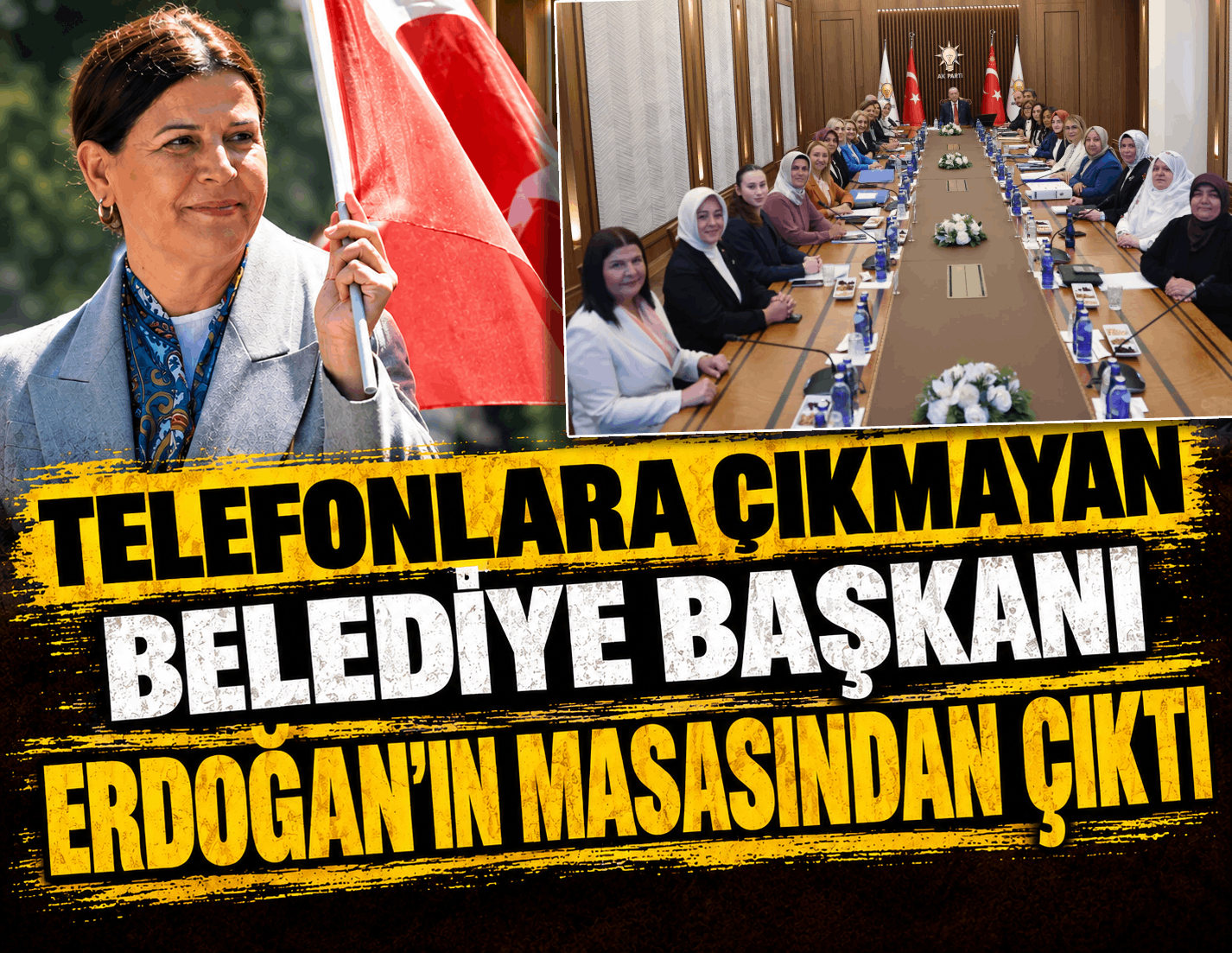 Telefonlara çıkmayan belediye başkanı Erdoğan'ın masasından çıktı