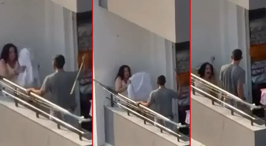 Vicdansız! Adana'da balkonda dehşet