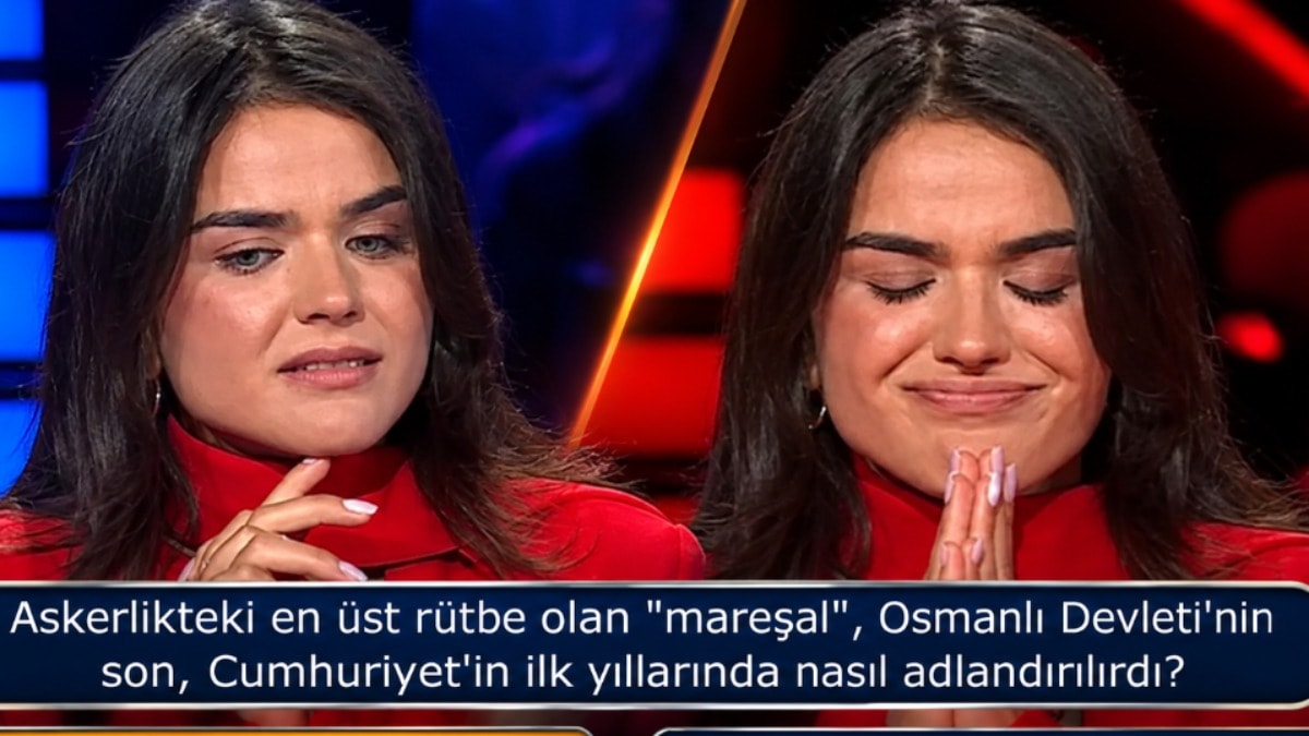 Asker kızı Milyoner'deki rütbe sorusunu bilemedi 