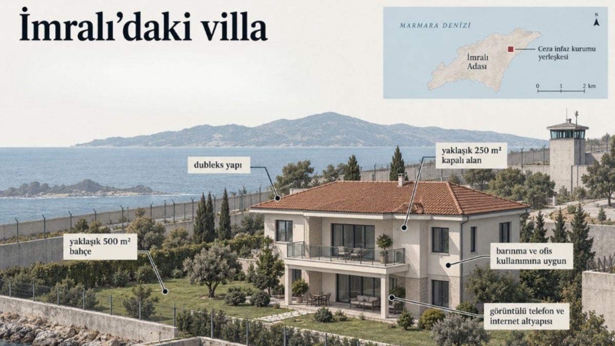 Şehide harabe Öcalan’a villa