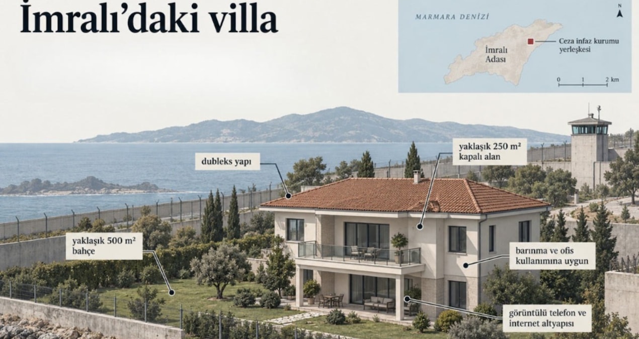 Şehide harabe Öcalan’a villa