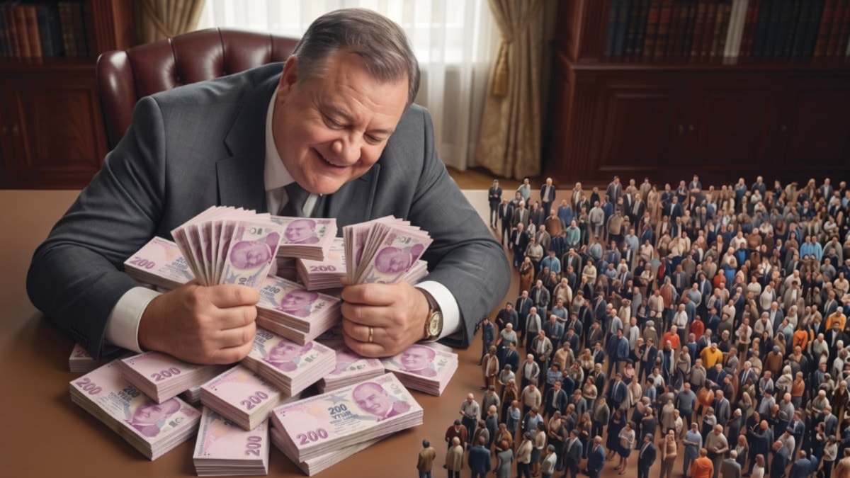 Bir avuç insana 30 trilyon gitti 85 milyon izledi