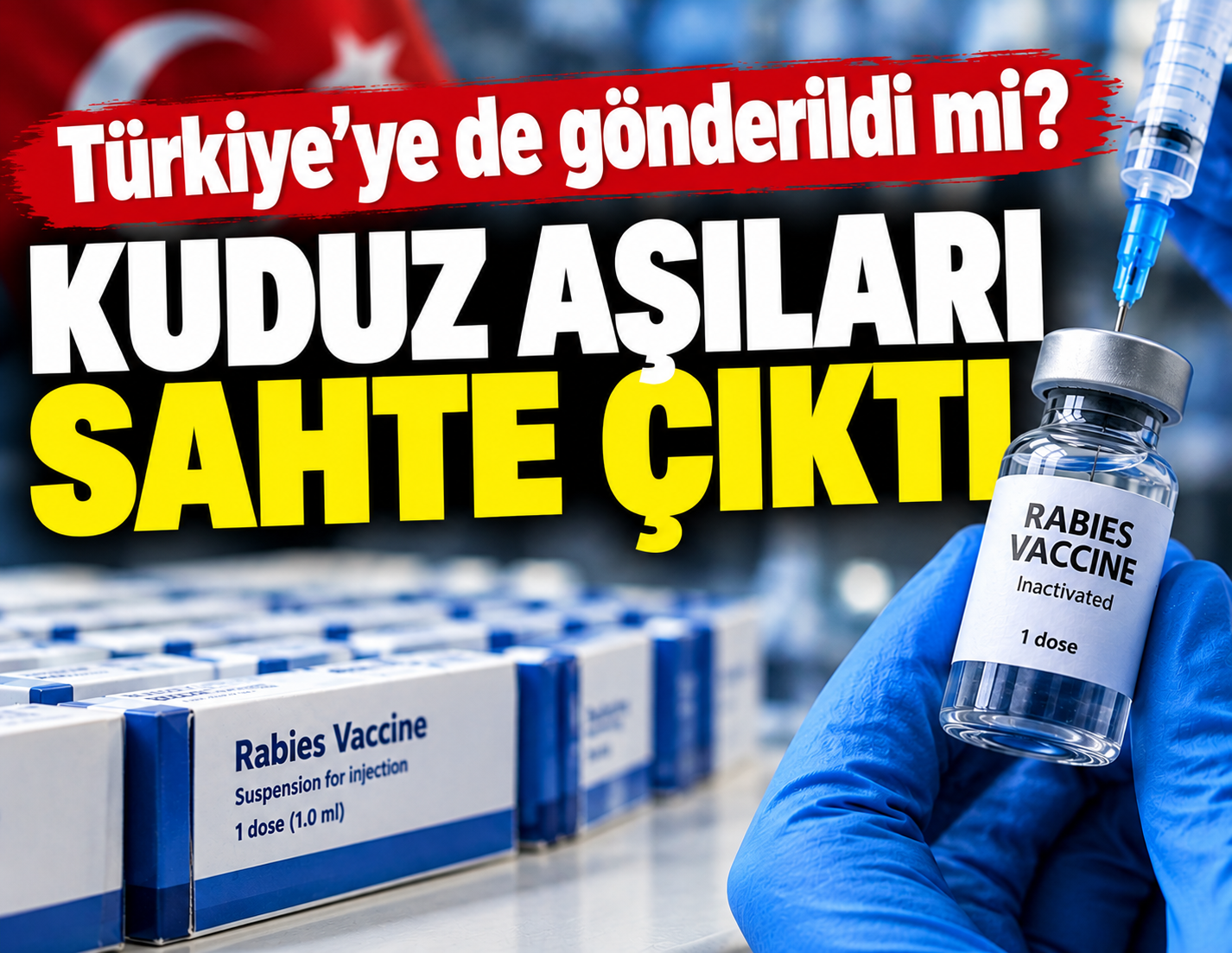 Türkiye'de de kullanılan dozları üreten şirket tek tek toplatıyor: Kuduz aşıları sahte çıktı