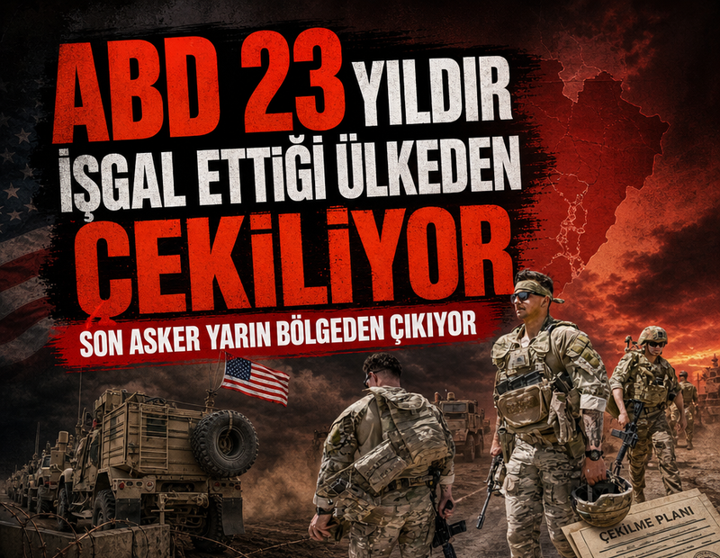 ABD 23 yıldır işgal ettiği ülkeden çekiliyor: Son asker yarın bölgeden ayrılıyor