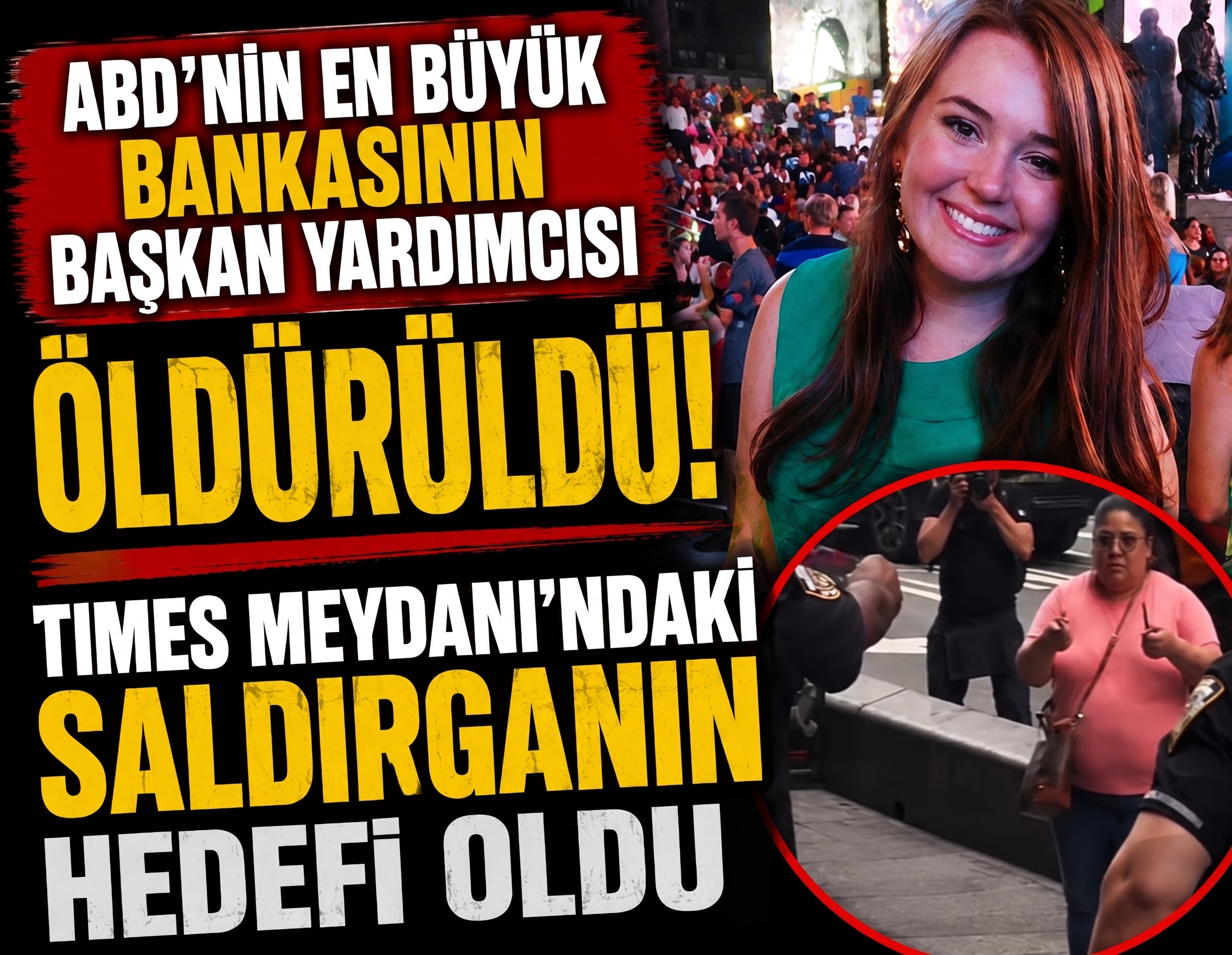 ABD'nin en büyük bankasının başkan yardımcısı öldürüldü: Times Meydanı’ndaki saldırganın hedefi oldu