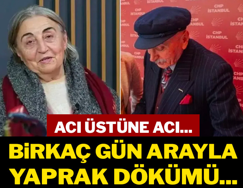Acı üstüne acı... Birkaç gün arayla yaprak dökümü...