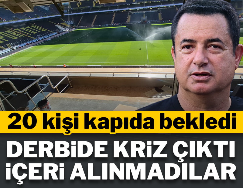 Derbi öncesi yine loca krizi çıktı! Acun Ilıcalı'ya izin verilmedi