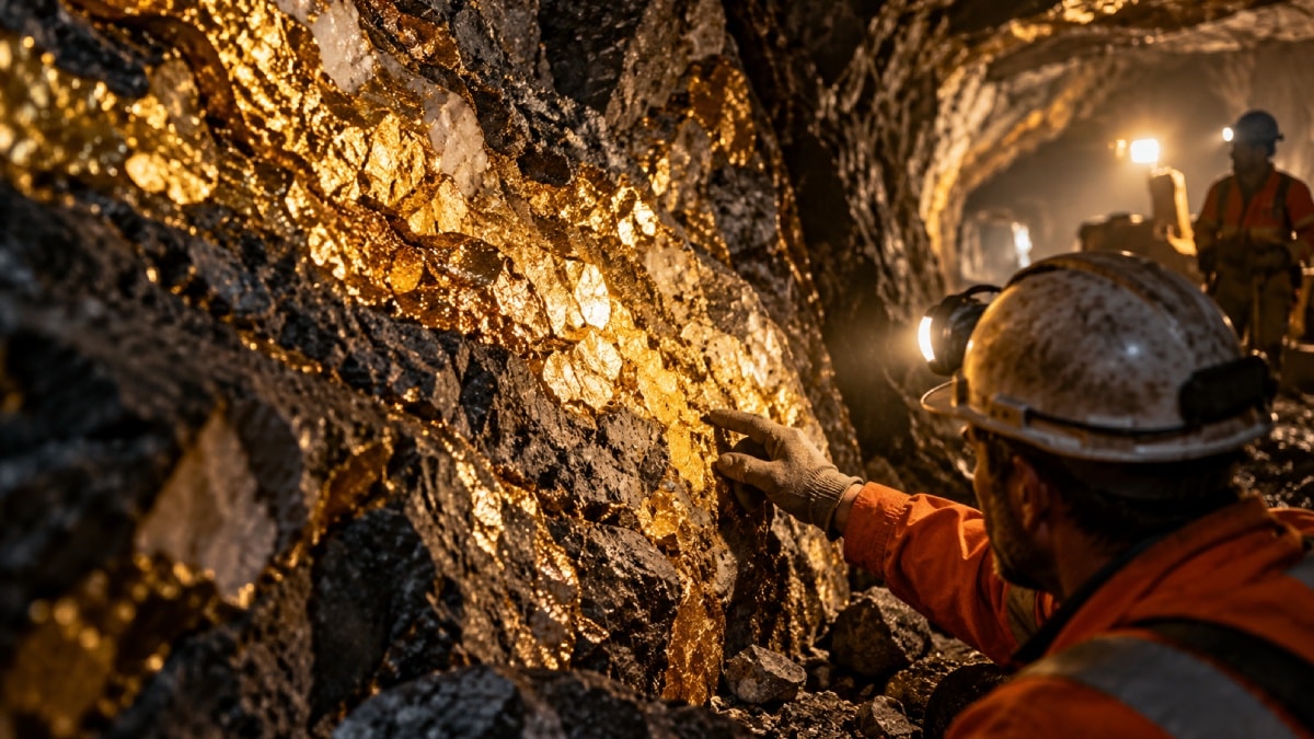 Yerin 165 metre altında yeni altın damarı keşfedildi