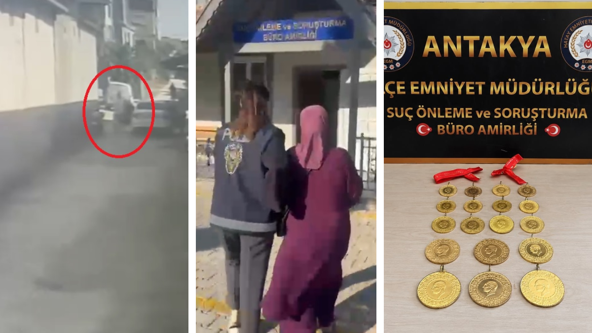 Yola düşen altın kesesini kapıp kaçan şüpheli evinde kıskıvrak yakalandı