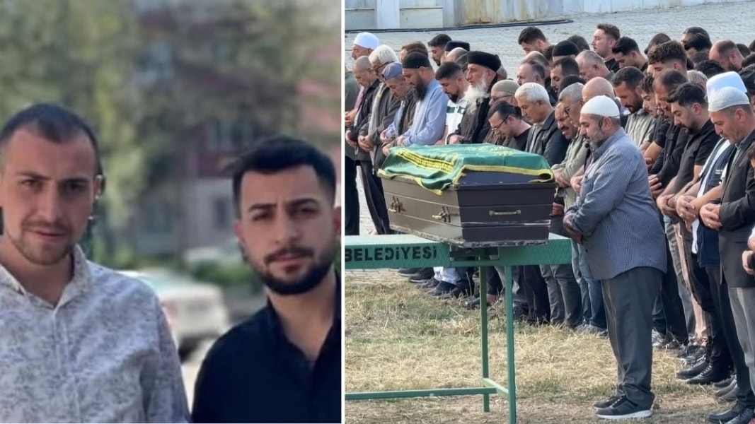 Acılı babanın en zor görevi: Katledilen iki evladının cenaze namazını kıldırdı
