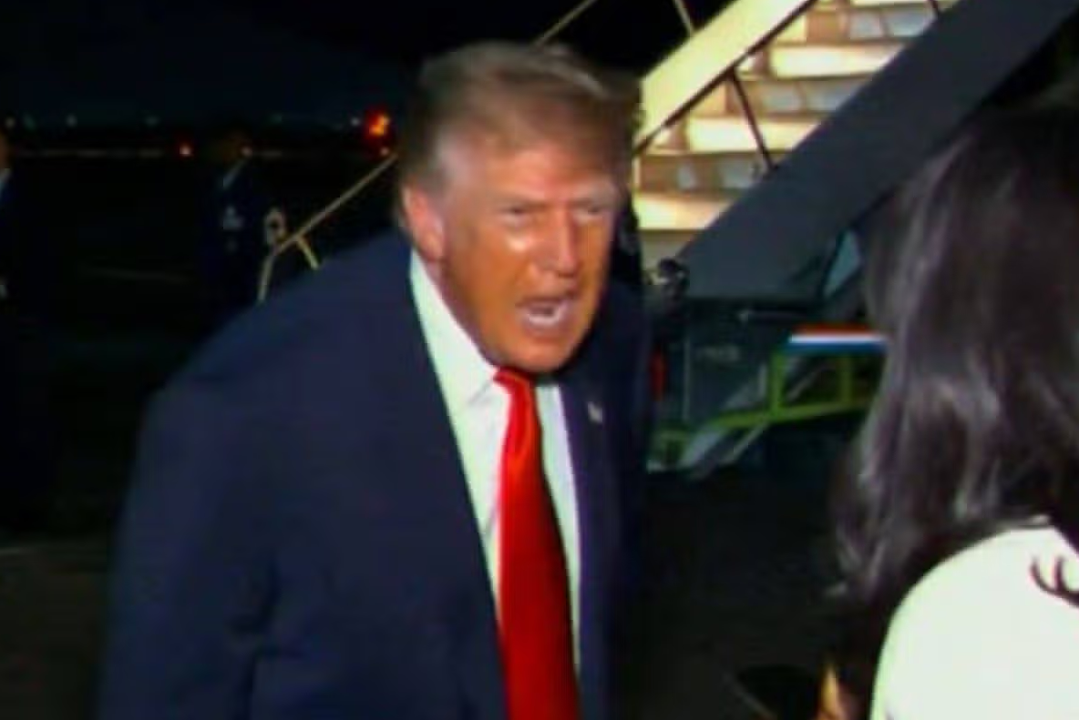Trump canlı yayında çileden çıktı: Kadın muhabire bağırmaya başladı