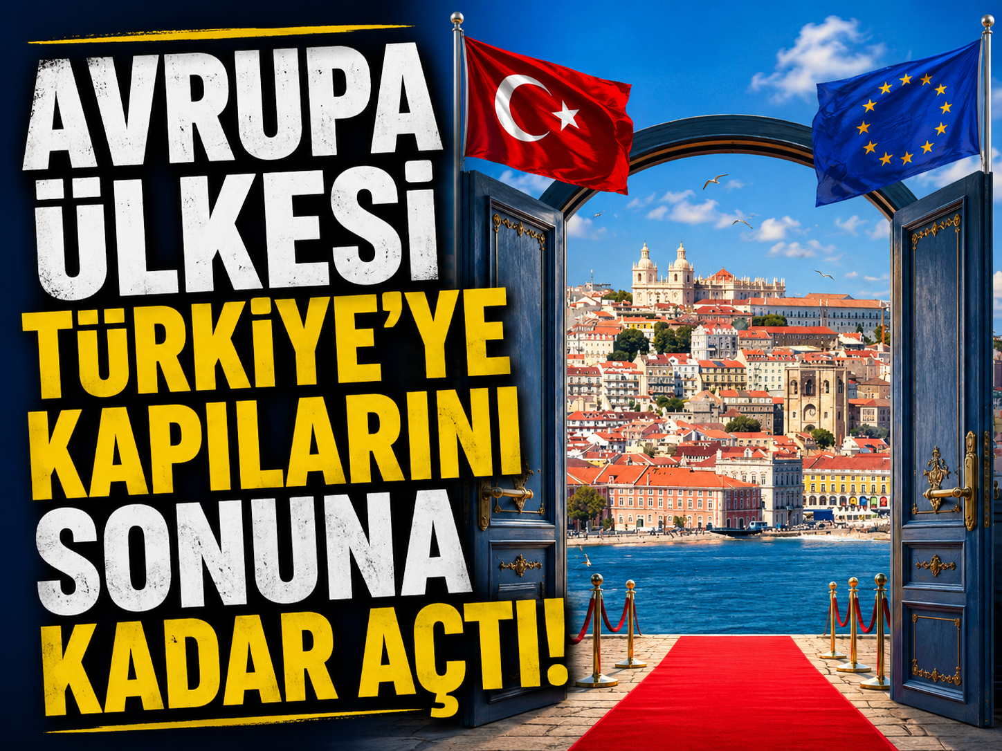 Avrupa ülkesi Türkiye'ye kapılarını sonuna kadar açtı