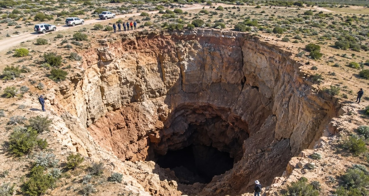 28 kilometrelik yarıkların altında dev bir ağ keşfedildi