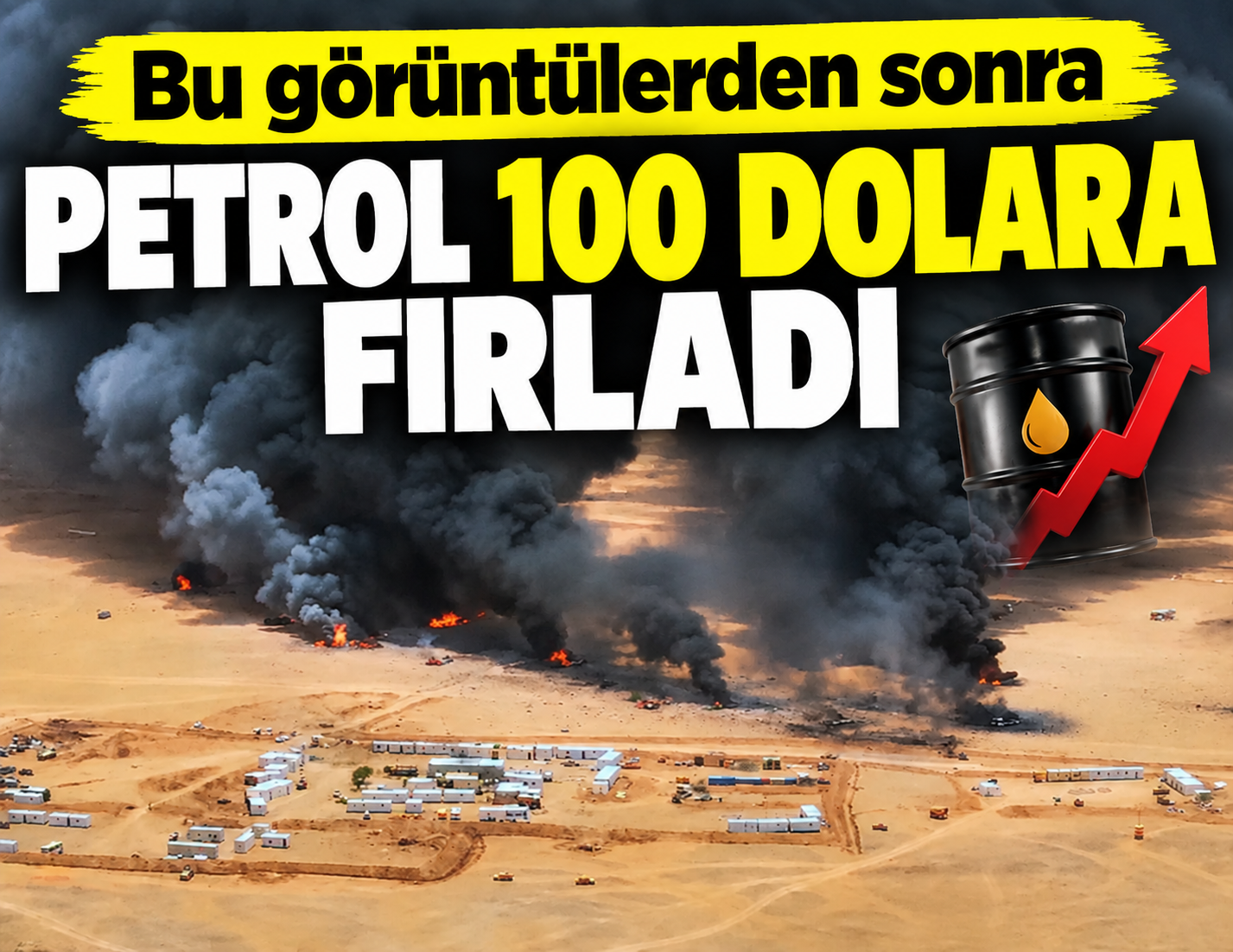 Yanan rafinerilerin dumanları uzaydan görüldü: Bu saldırılardan sonra petrol fırladı