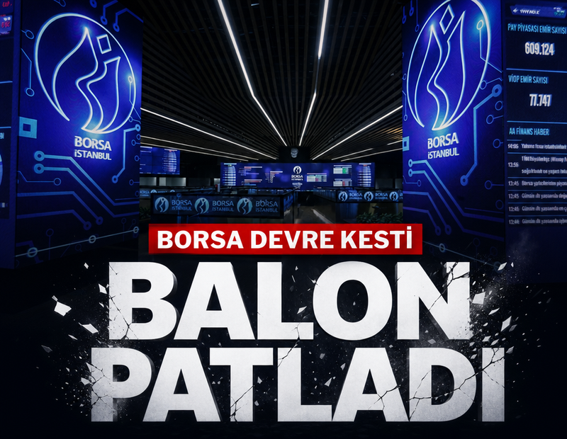 Manipülasyon balonu  patladı, borsa çakıldı