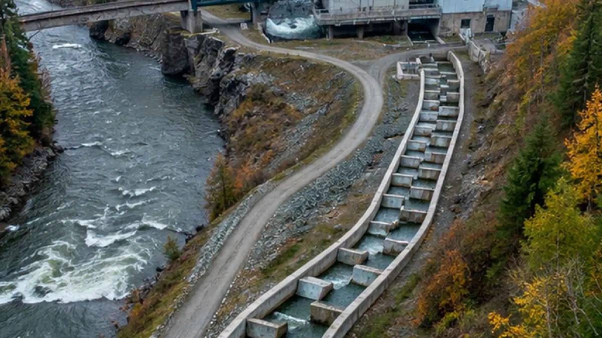 Elektrik üreten barajda özel su yolu inşa edecekler
