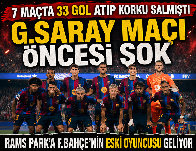 7 maçta 33 gol atıp korku salmıştı! Galatasaray'a karşı yok