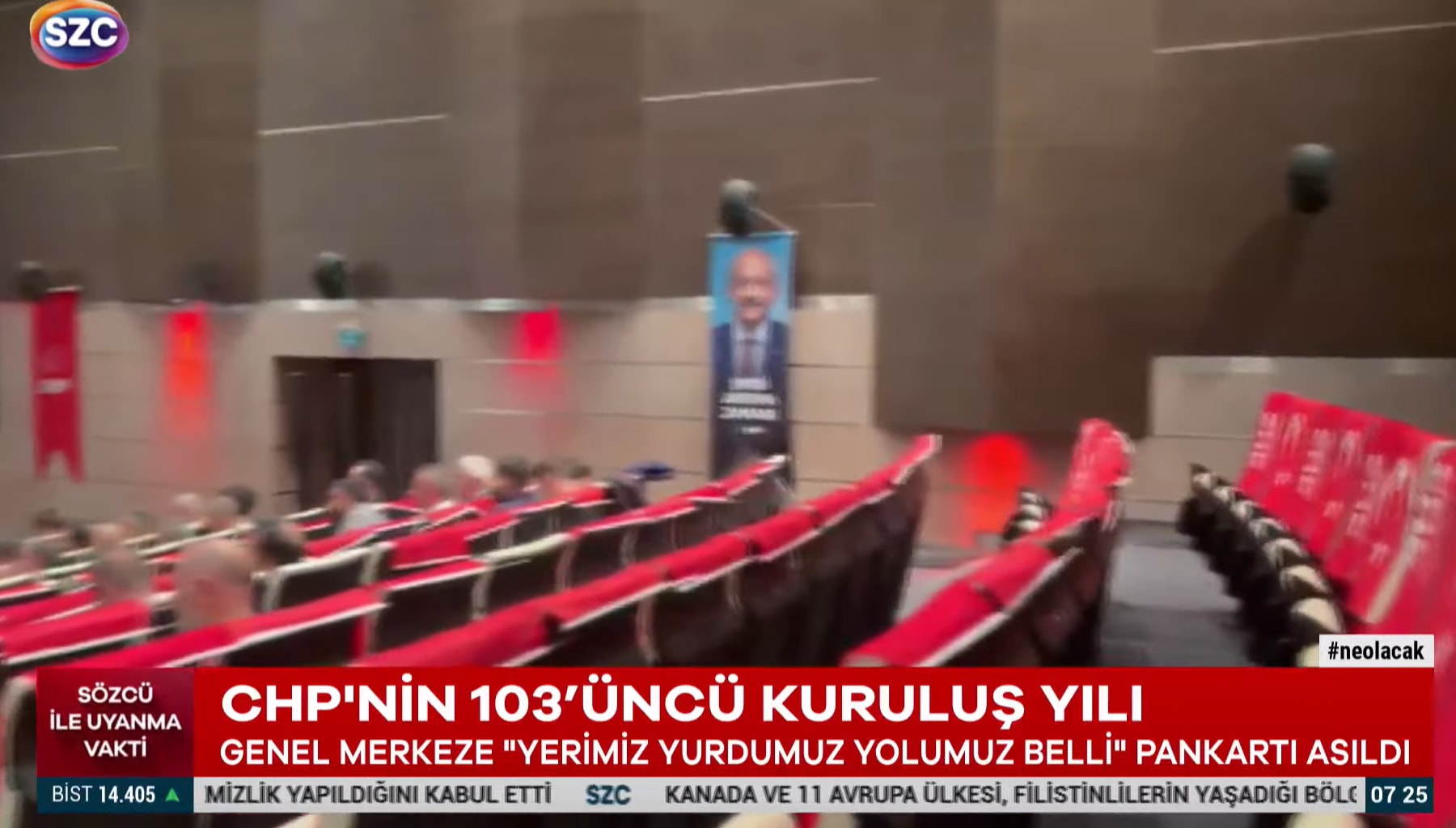 Kılıçdaroğlu boş salona konuştu: Yıl dönümü mesajında tek isim yok!