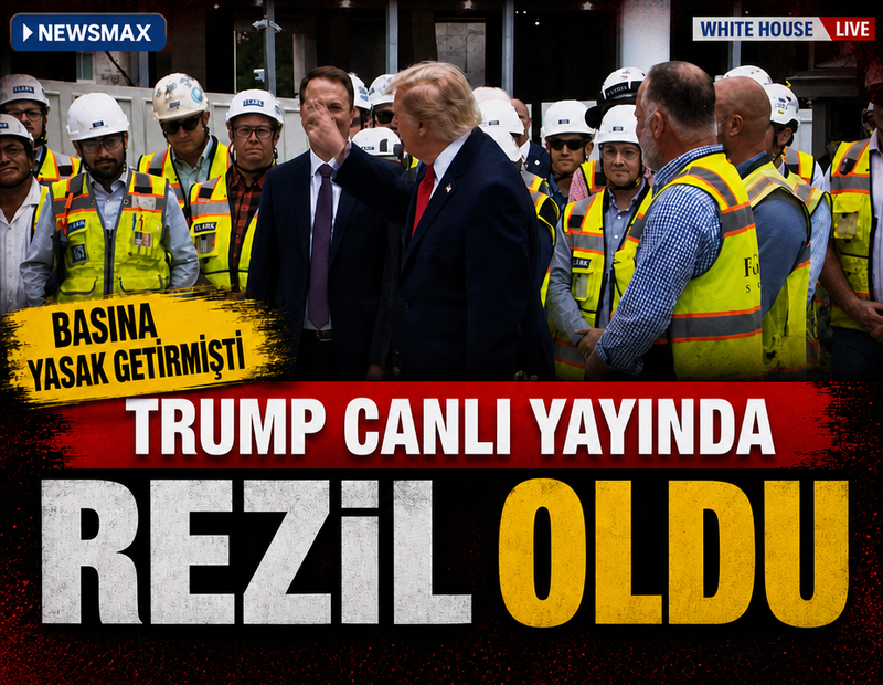 Basını yasaklayan Trump canlı yayında rezil oldu: 9 dakika konuştu, sesi gelmedi