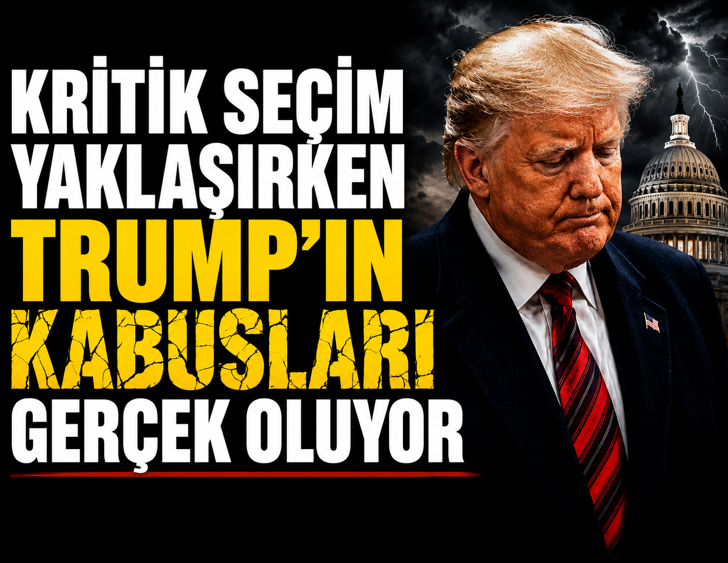 Kritik seçim yaklaşırken Trump'ın kabusları gerçek oluyor