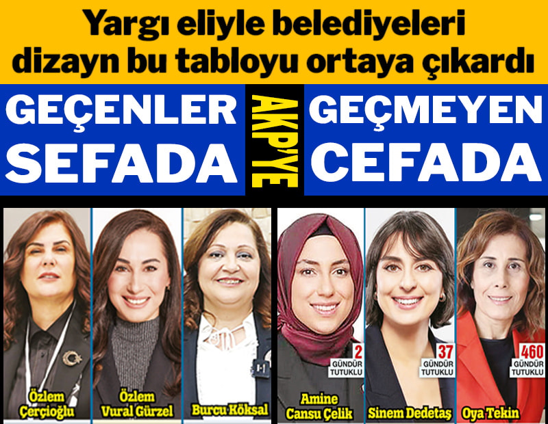 AKP'ye geçen sefada geçmeyen cefada