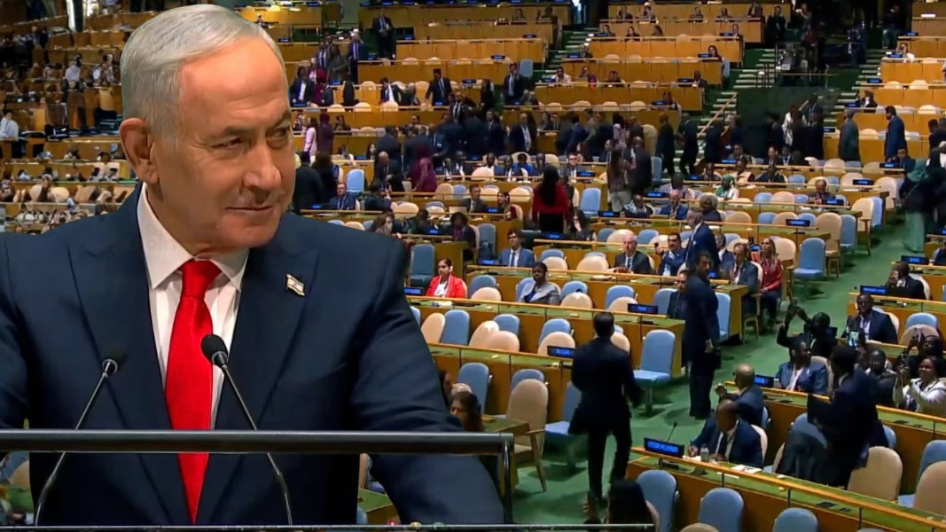 BM Genel Kurulu’nda Netanyahu’ya şok protesto