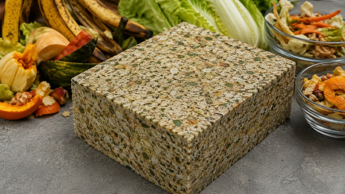 Sebze ve meyve atıklarından beton üretimi başladı