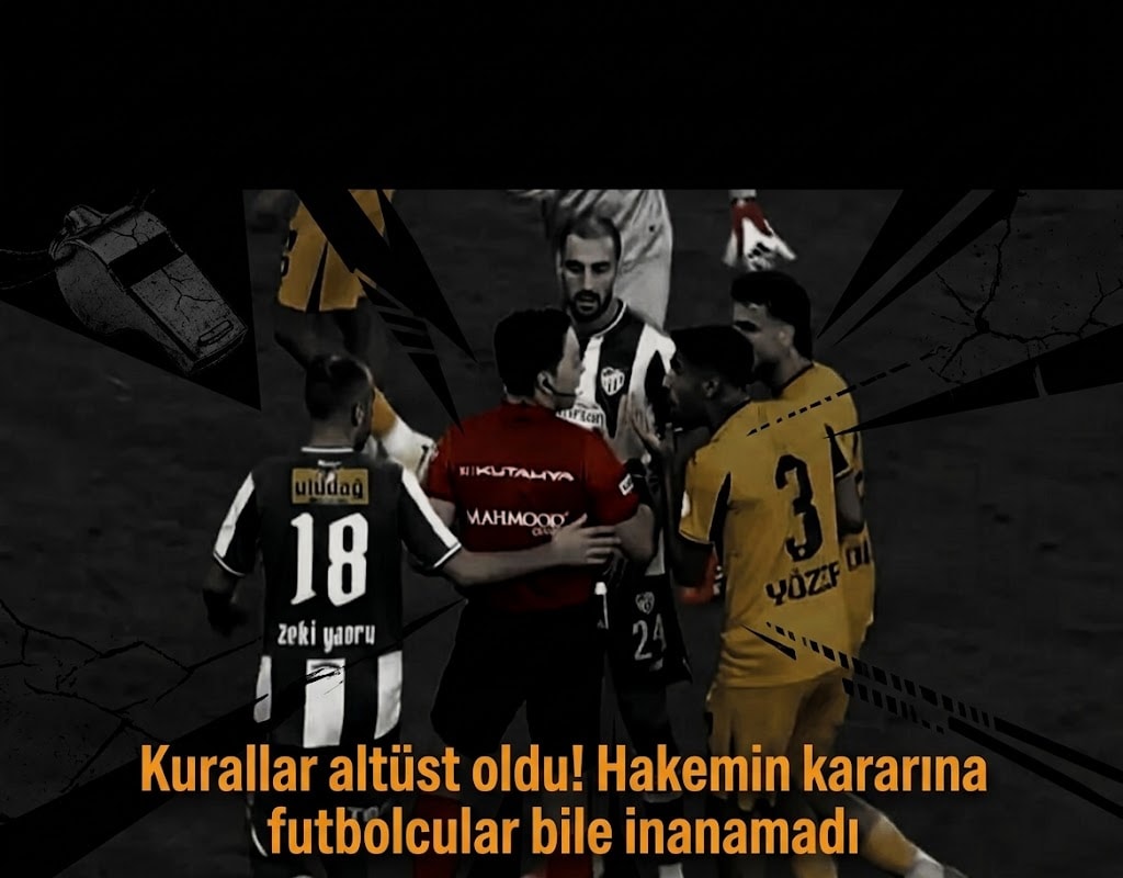 Kurallar altüst oldu! Hakemin kararına futbolcular bile inanamadı