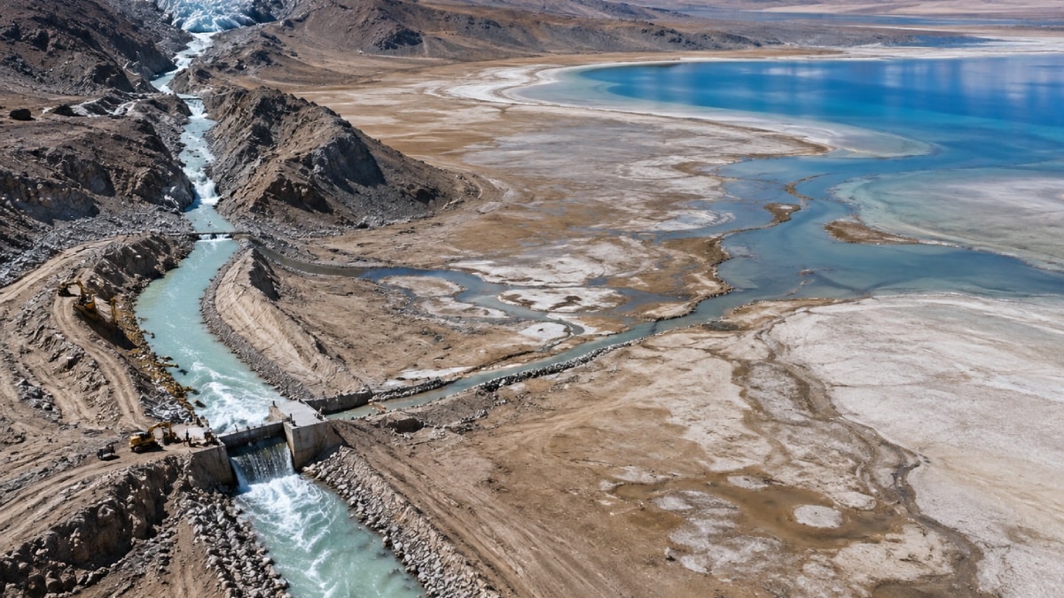 Kuruyan göle günde 320 milyon litre su akıtacaklar