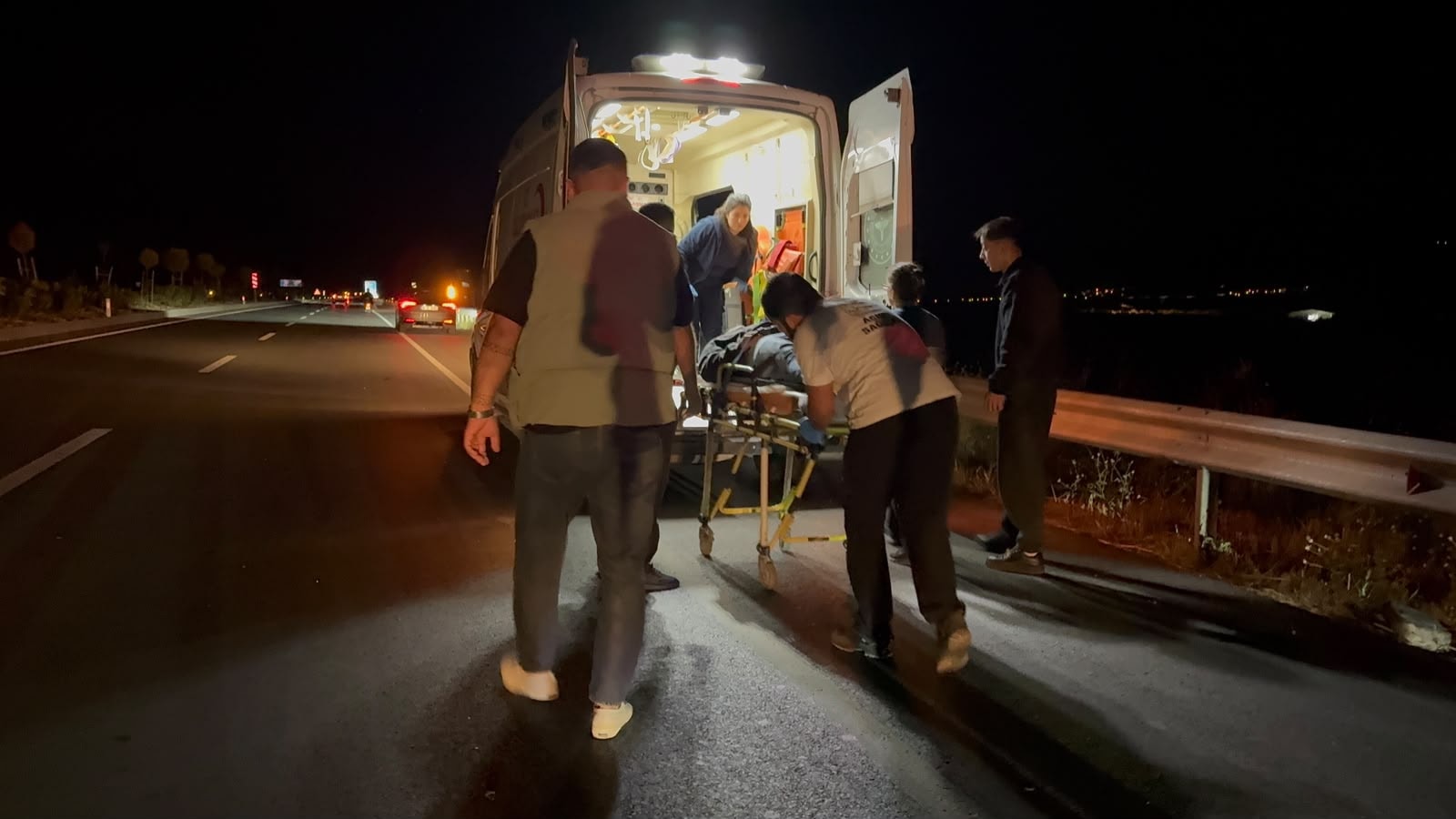 Çevre yolunda yarış az daha canlarını alacaktı