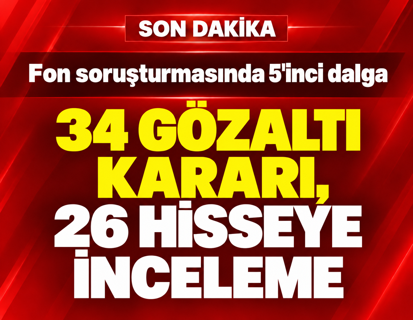 Akın Gürlek açıkladı, 26 şirketin hisselerine inceleme başlatıldı