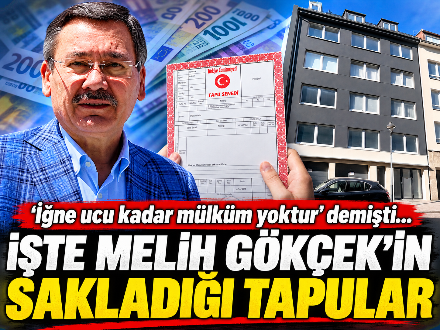 İşte Melih Gökçek'in sakladığı tapular