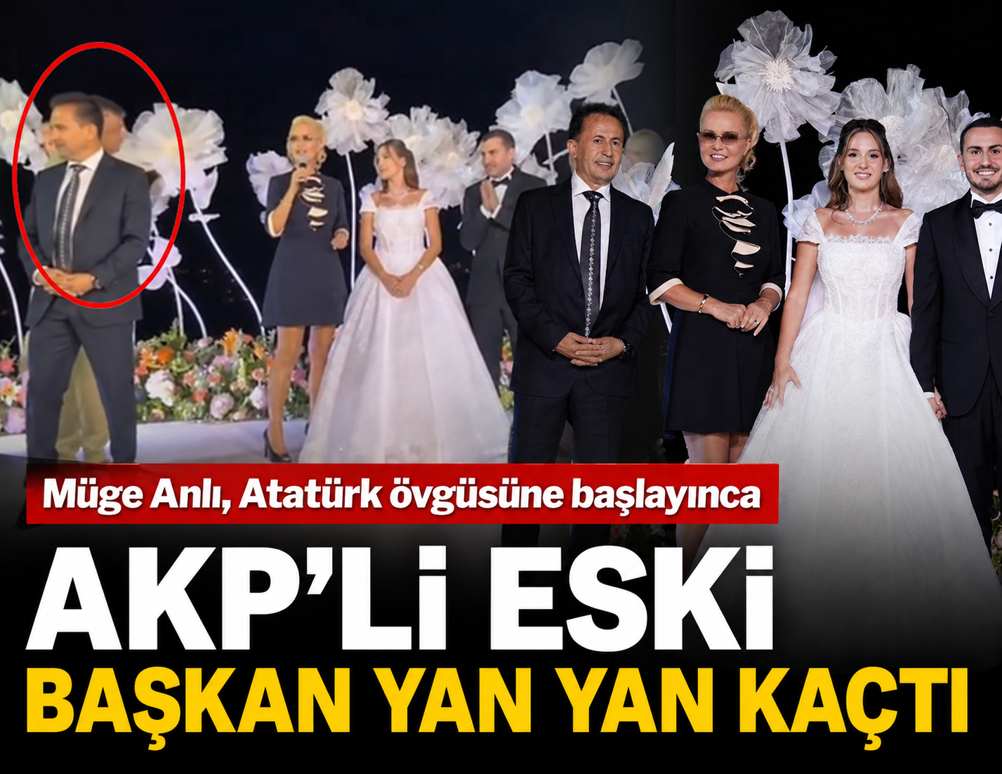 Müge Anlı, Atatürk övgüsüne başlayınca AKP'li eski başkan yan yan kaçtı