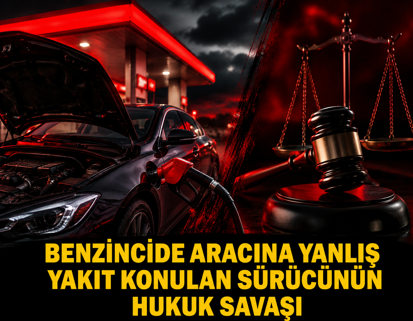 Benzincide aracına yanlış yakıt konulan sürücünün hukuk savaşı