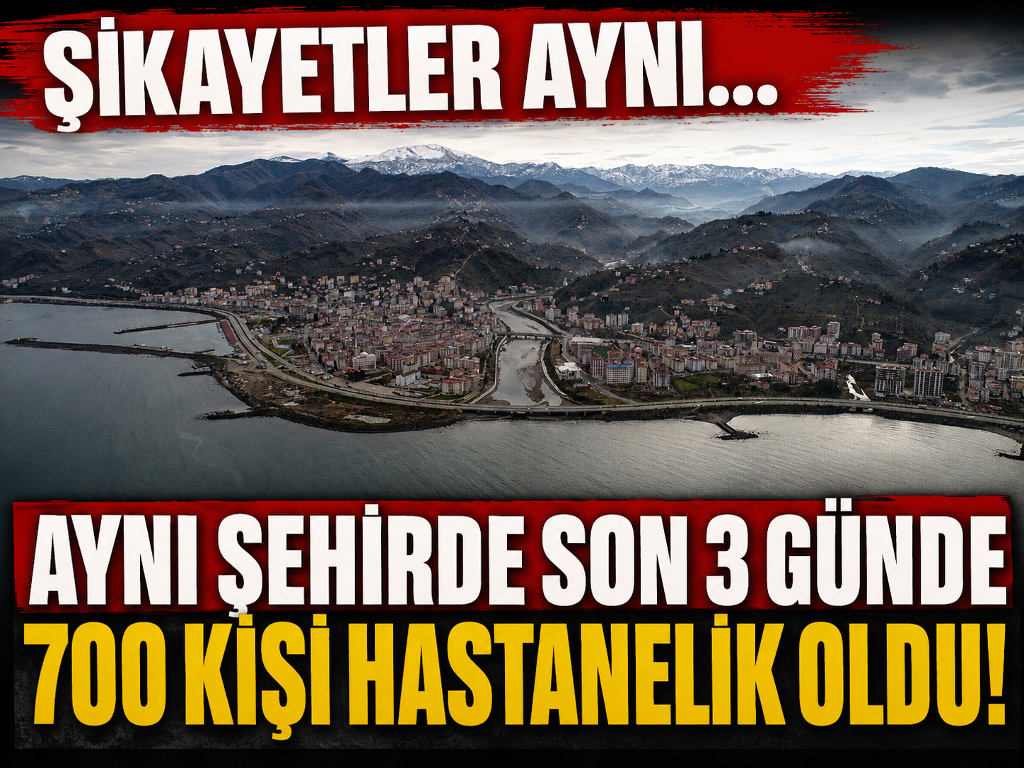 Aynı şehirde son 3 günde 700 kişi hastanelik oldu! Şikayetler aynı...