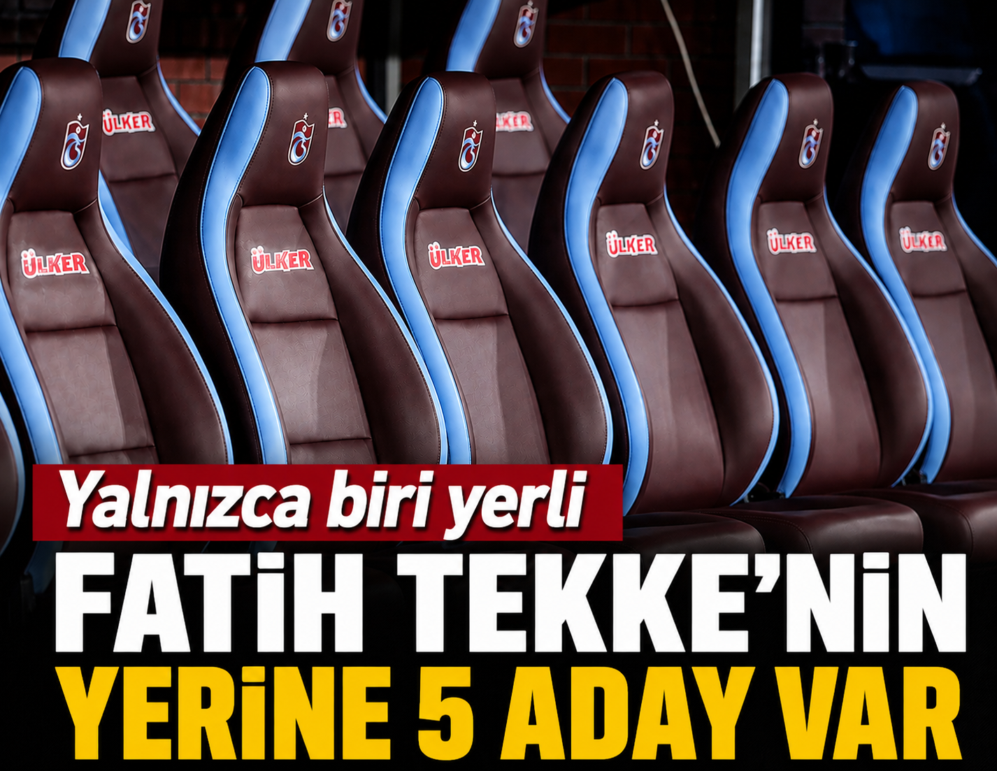 Trabzonspor'da Fatih Tekke yerine 5 aday var! Yalnızca biri yerli