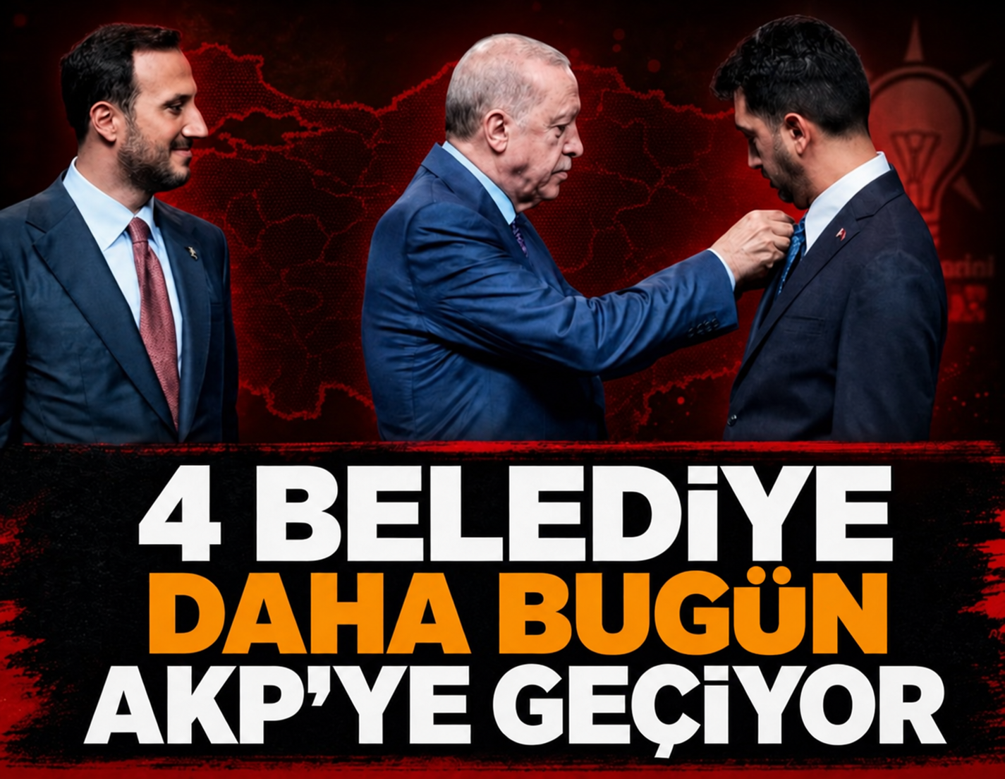Dört belediye daha bugün AKP'ye geçiyor