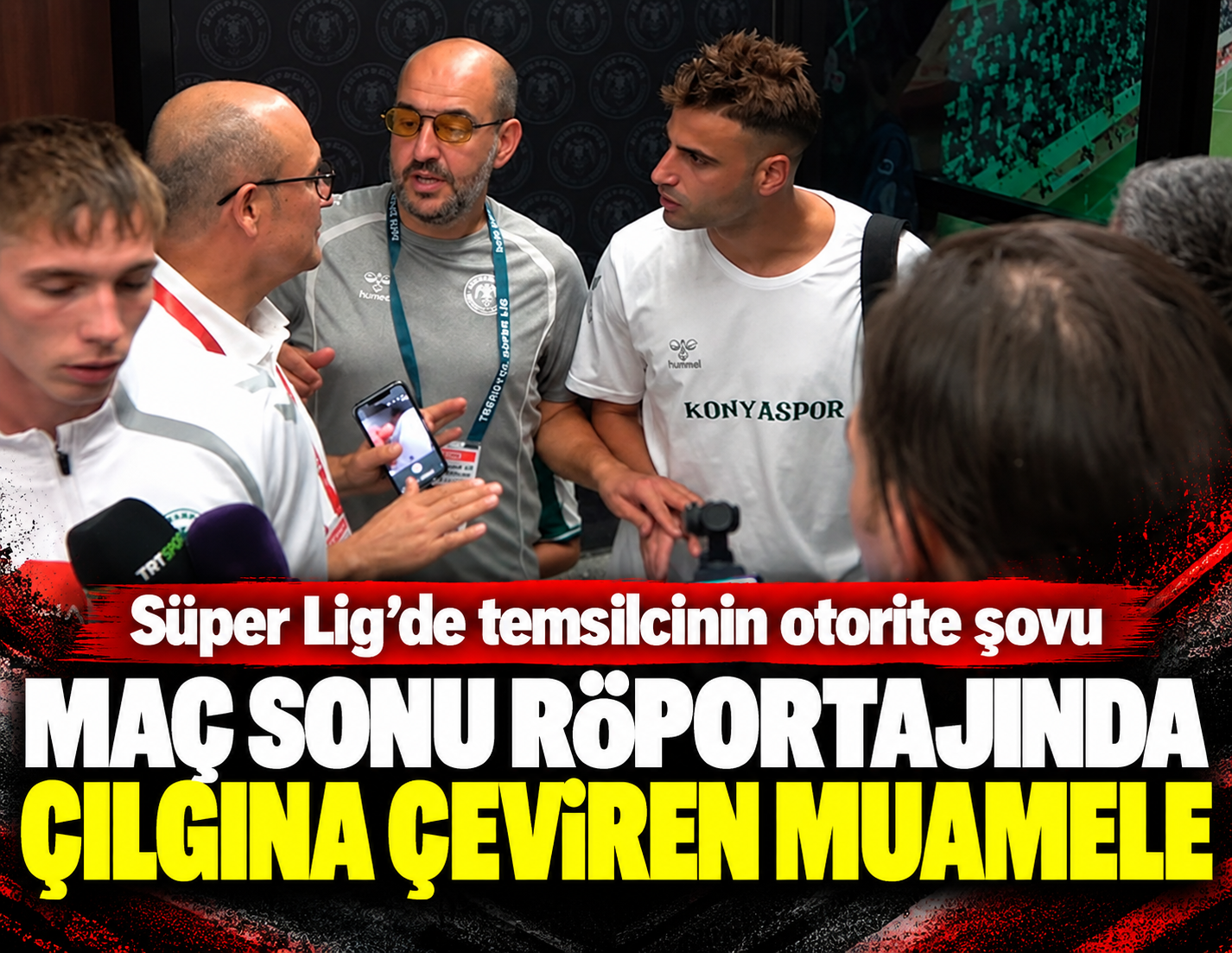 Maç sonu röportajında Deniz Türüç'ü çılgına çeviren muamele