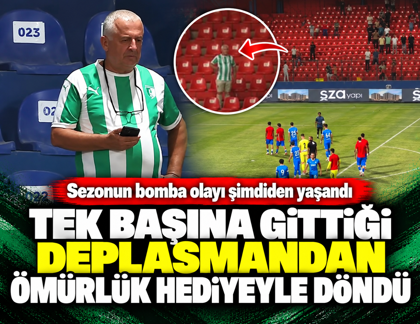 Tek başına gittiği deplasmandan ömürlük hediyeyle döndü
