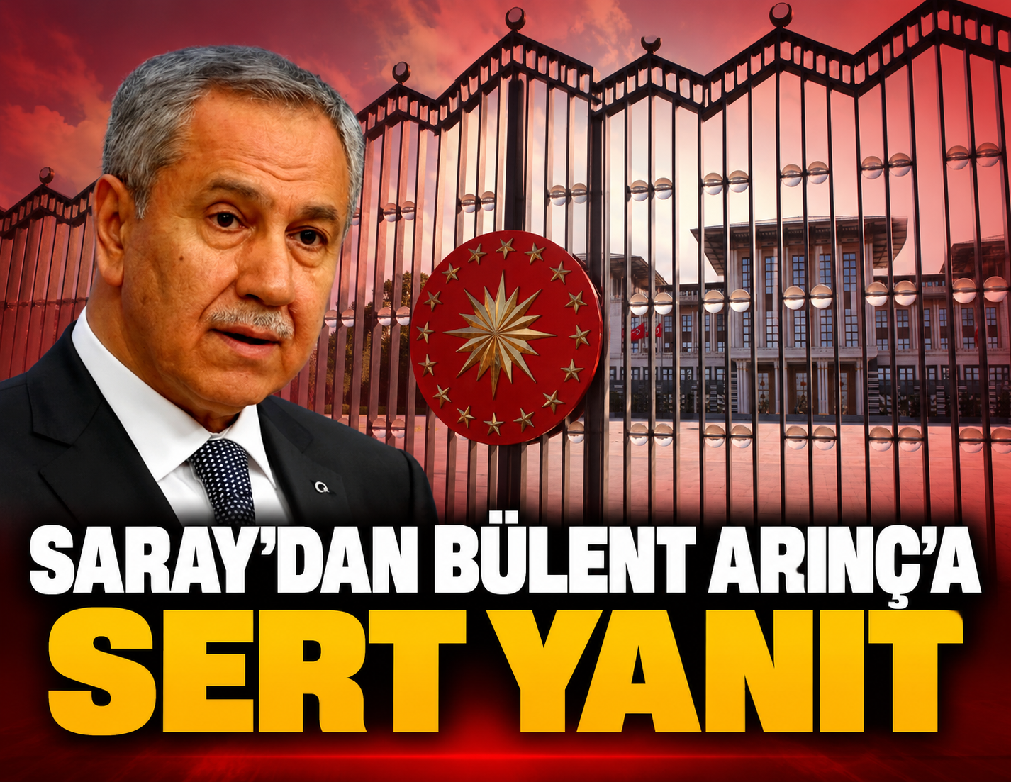 Beştepe'den Bülent Arınç'a sert yanıt
