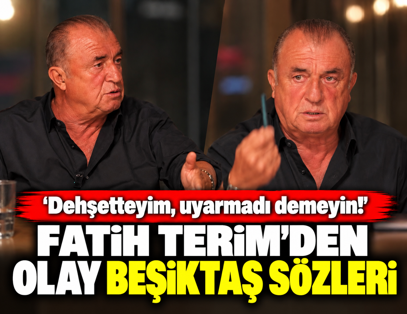 Fatih Terim'den gündem olan Beşiktaş sözleri: 'Uyarmadı demeyin'