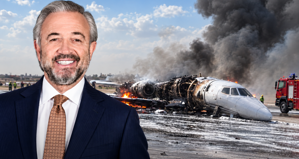 İş insanı Hamdi Akın'a ait jet Libya'da parçalandı